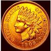 Image 1 : 1909 Indian Head Cent CHOICE BU