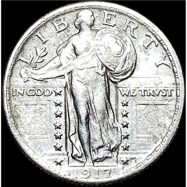 1917 Type 2 Standing Liberty Quarter HIGH GRADE