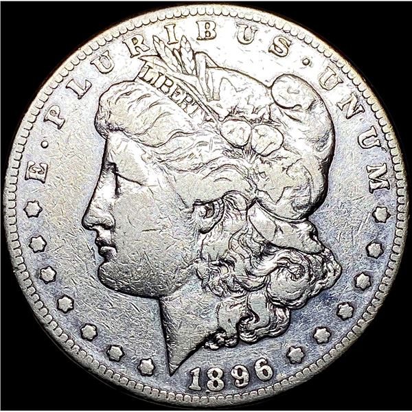 1896-S Morgan Silver Dollar LIGHTLY CIRC
