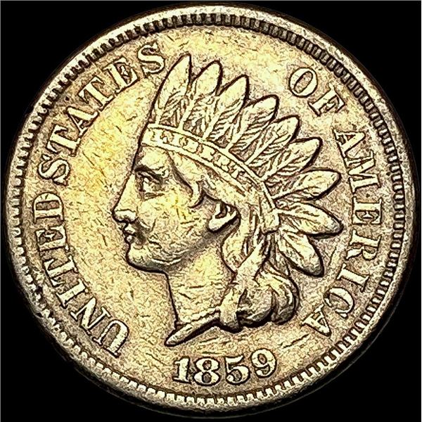 1859 Indian Head Cent NEARLY UNCIRCULATED