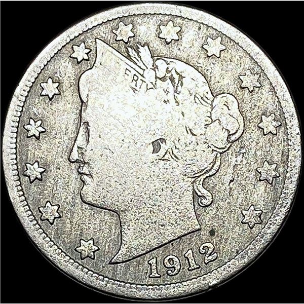 1912-S Liberty Head Nickel NICELY CIRCULATED