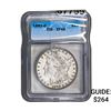 1892-O Morgan Silver Dollar ICG EF45
