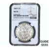 1889-S Morgan Silver Dollar NGC AU55
