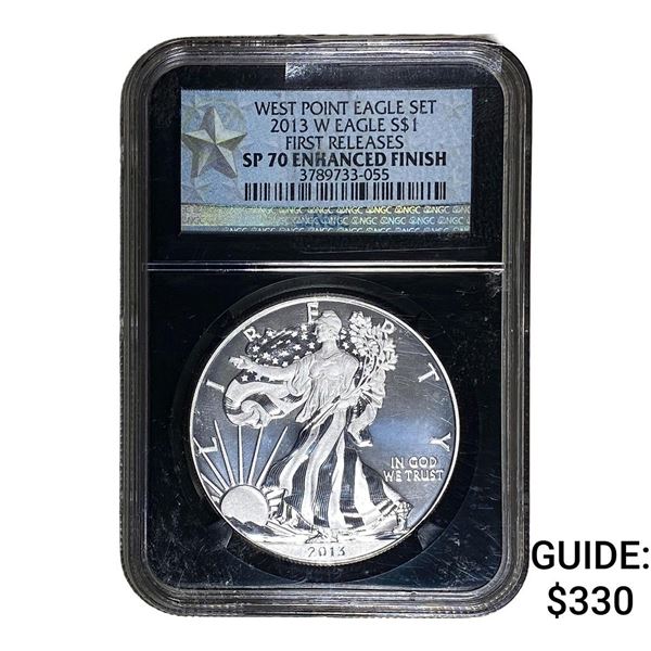 2013-W American Silver Eagle 1oz NGC SP70 Enhanced Finish
