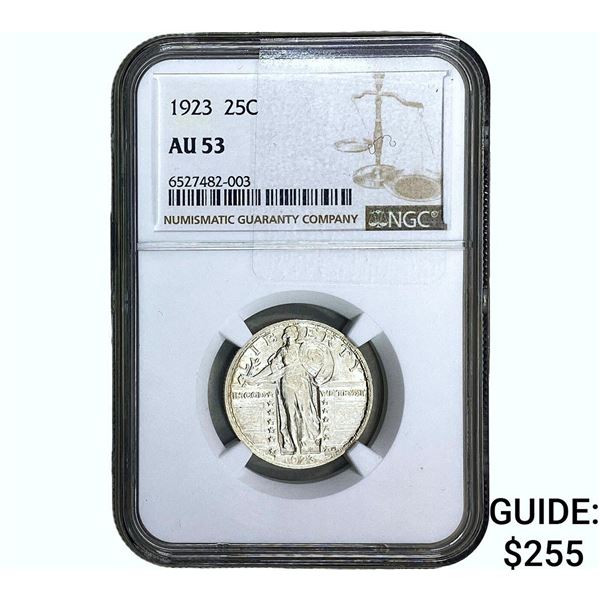 1923 Standing Liberty Quarter NGC AU53