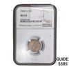 Image 1 : 1905-S Barber Dime NGC MS63