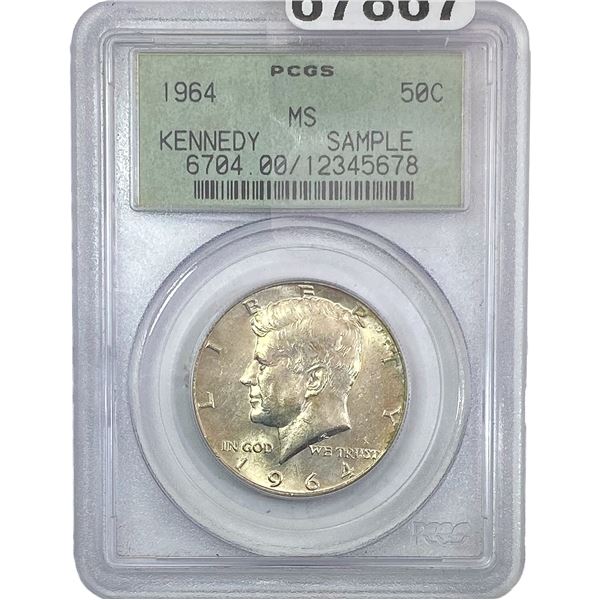 1964 Kennedy Half Dollar PCGS MS