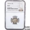 Image 1 : 1916-D Mercury Silver Dime NGC AG3