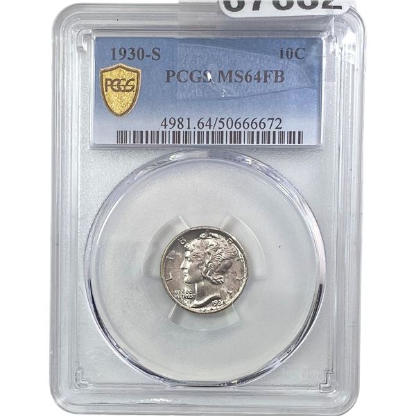 1930-S Morgan Silver Dollar PCGS MS64 FB