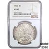 Image 1 : 1902 Morgan Silver Dollar NGC MS62