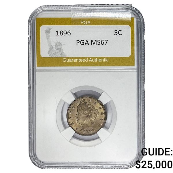 1896 Liberty Victory Nickel PGA MS67