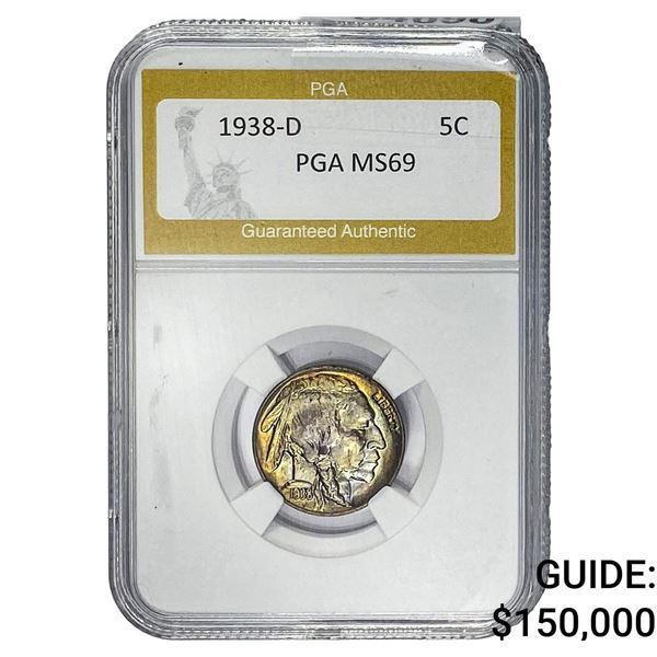 1938-D Buffalo Nickel PGA MS69