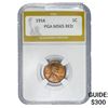 Image 1 : 1916 Wheat Cent PGA MS65 Red
