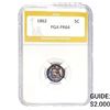 Image 1 : 1862 Seated Liberty Half Dime PGA PR64