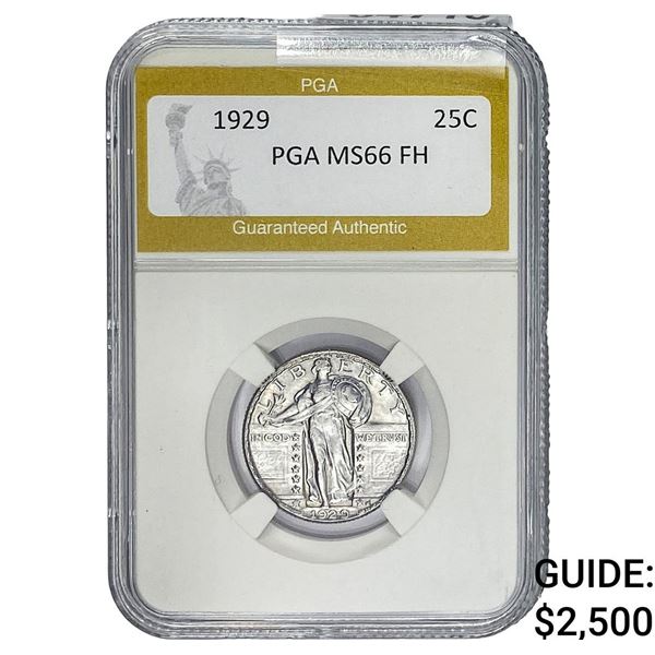1929 Standing Liberty Quarter PGA MS66 FH