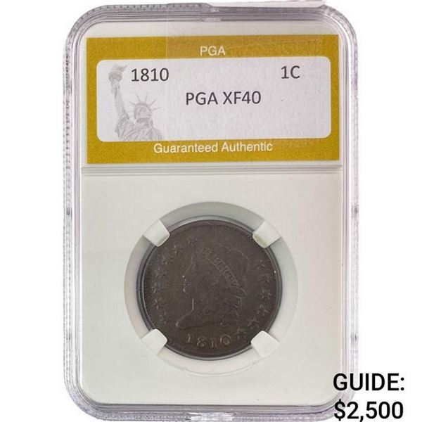 1810 Classic Head Large Cent PGA XF40