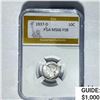 Image 1 : 1937-D Mercury Silver Dime PGA MS66 FSB