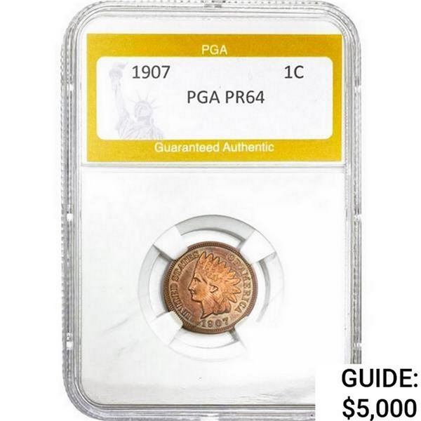 1907 Indian Head Cent PGA PR64