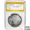 Image 1 : 1884-CC Morgan Silver Dollar PGA MS64