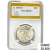 Image 1 : 1938-D Walking Liberty Half Dollar PGA MS65+