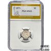 Image 1 : 1871 Seated Liberty Half Dime PGA MS65