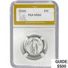 Image 1 : 1930 Standing Liberty Quarter PGA MS63
