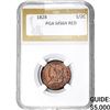 Image 1 : 1828 Classic Head Half Cent PGA MS64 RED
