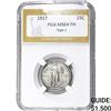 Image 1 : 1917 TY 1 Standing Liberty Quarter PGA MS64 FH