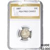 Image 1 : 1887 Seated Liberty Dime PGA PR65 CAMEO