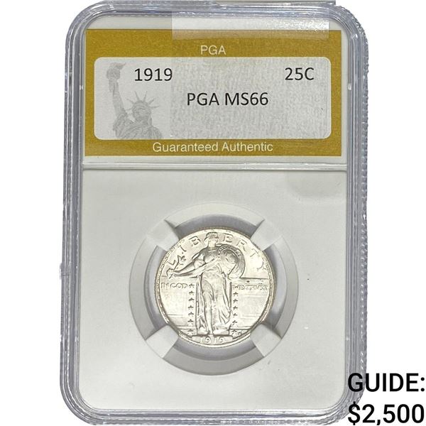 1919 Standing Liberty Quarter PGA MS66