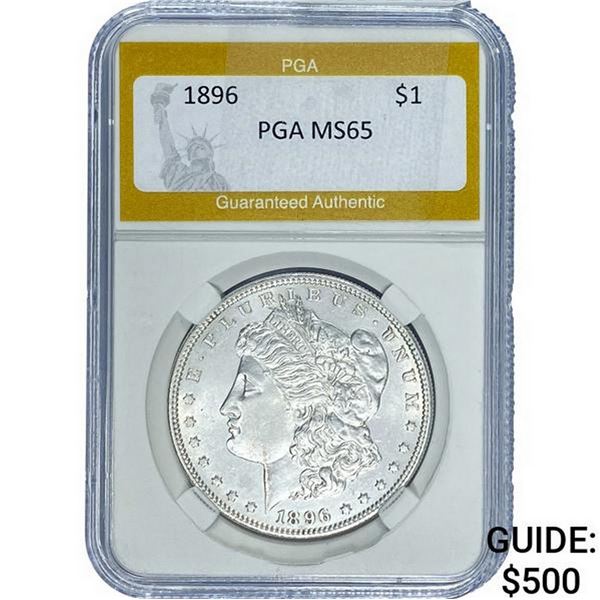 1896 Morgan Silver Dollar PGA MS65