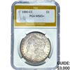 Image 1 : 1880-CC Morgan Silver Dollar PGA MS65+