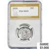 Image 1 : 1926 Standing Liberty Quarter PGA MS65