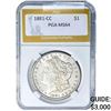 Image 1 : 1881-CC Morgan Silver Dollar PGA MS64