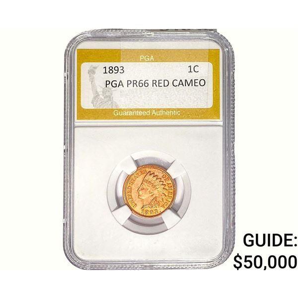 1893 Indian Head Cent PGA PR66 RED CAMEO