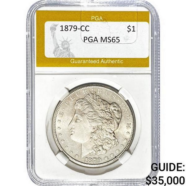 1879-CC Morgan Silver Dollar PGA MS65