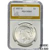 1927-D Silver Peace Dollar PGA MS64