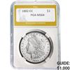 Image 1 : 1882-CC Morgan Silver Dollar PGA MS64