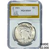 Image 1 : 1921 Silver Peace Dollar PGA MS64