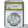 Image 1 : 1870 Seated Liberty Dollar PGA MS62