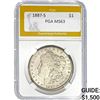 1887-S Morgan Silver Dollar PGA MS63