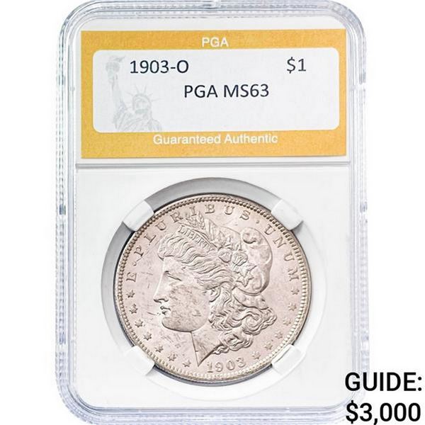 1903-O Morgan Silver Dollar PGA MS63