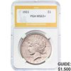 1921 Silver Peace Dollar PGA MS63+