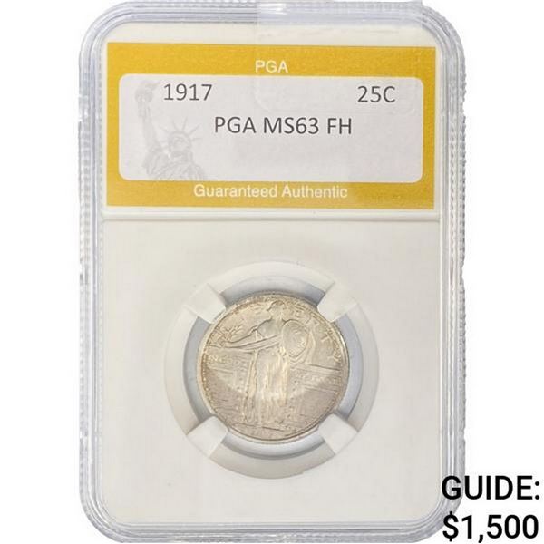 1917 Standing Liberty Quarter PGA MS63
