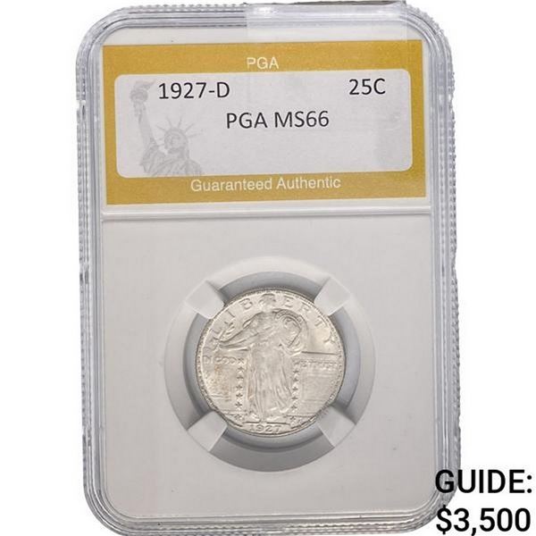 1927-D Standing Liberty Quarter PGA MS66