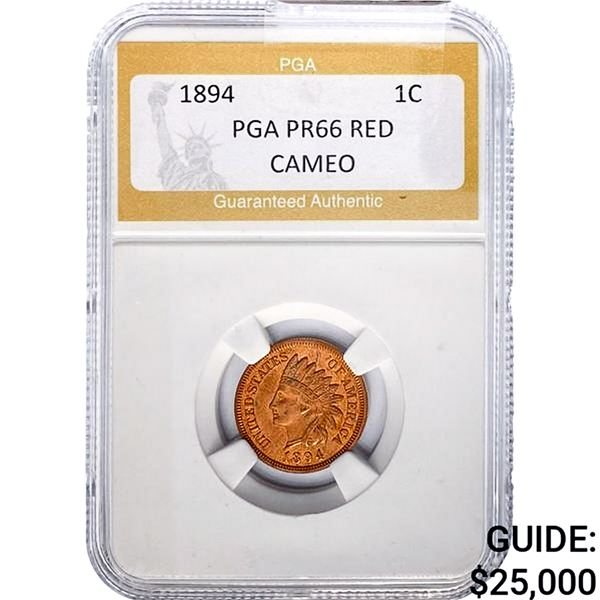 1894 Indian Head Cent PGA PR66 RED CAMEO