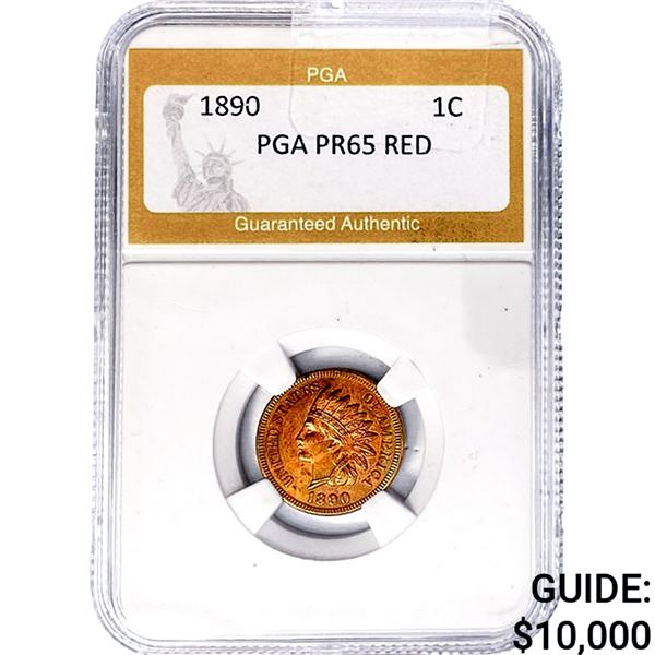 1890 Indian Head Cent PGA PR65