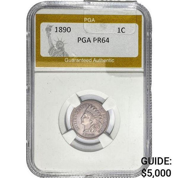 1890 Indian Head Cent PGA PR64