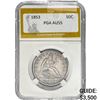 1853 Seated Liberty Half Dollar PGA AU55