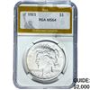 1921 Silver Peace Dollar PGA MS64